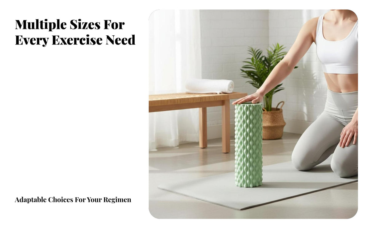 Foam cylinder, Muscle Relaxation, Deep Tissue Massage Slim Leg, stretching Equipment, Multi-Size, Home Fitness