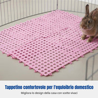 Hare Enclosure Foot Mat, Soft Mesh, Anti-Chew, Cuttable, Large, Pet Supply