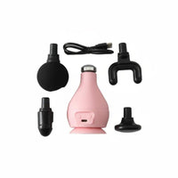 Electric Suction Fascia Ball, Vibration Heat Massage, Mini Silicone