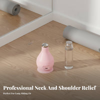 Electric Suction Fascia Ball, Vibration Heat Massage, Mini Silicone