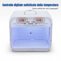 Parrot Incubator Smart Pet Warm Box Automatic Temperature Control Noise Reduction Safety Features Suitable for Hand-rearing Young Birds Avian Care Breeders Pet Owners