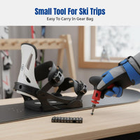 Snowboard Binding Screwdriver, PH3 Ratchet, Portable Cross Head, Multi-tool for Snowboard Bindings