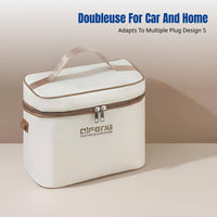 Electric Insulated Lunch Bag, Constant Temperature Food Warmer, Portable Bento Bag for Office, Thickened, Type-C Charging, Commuting, Students