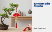 2026 New Year Bonsai Hanging Decoration, Seasonal Holiday, Indoor Outdoor