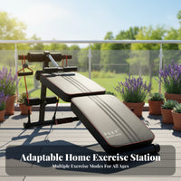 Sit-Up Bench, Home Foldable Fitness Equipment, Fixed Foot, Abdominal Exercise Board