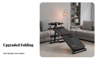 Sit-Up Bench, Home Foldable Fitness Equipment, Fixed Foot, Abdominal Exercise Board