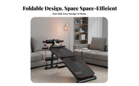 Sit-Up Bench, Home Foldable Fitness Equipment, Fixed Foot, Abdominal Exercise Board