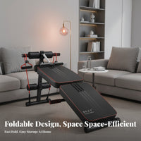 Sit-Up Bench, Home Foldable Fitness Equipment, Fixed Foot, Abdominal Exercise Board