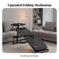 Sit-Up Bench, Home Foldable Fitness Equipment, Fixed Foot, Abdominal Exercise Board