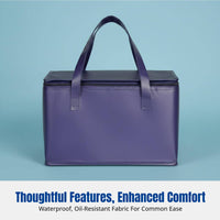 Thick Insulated Bag, Large Waterproof Thermal Tote for Cake, Frozen Food, Seafood Delivery, Outdoor Use