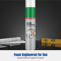 Expanding Polyurethane Foam, Dense Waterproof Sealant, Gap Filler for Openings