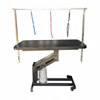 Hydraulic Pet Grooming Table, Non-Slip Rubber Surface, Adjustable Height, Dog Bath, Trimming Table