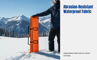 Universal Ski Bag with Wheels, Large Capacity, Wet Dry Separation, Multi-Compartment, Snowboard & Ski Equipment Storage