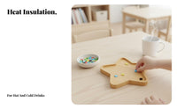 Bamboo Drink Mat, DIY Craft Base, Heat Insulation, Dining Table Mat, Multiple Designs, Minimalist