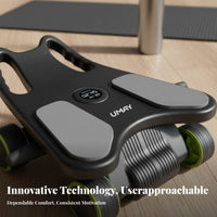 Multi-Functional Ab Wheel, Four-Wheel Stability, Automatic Rebound, Home Fitness, Slimming Device