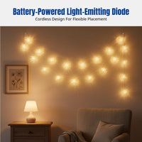 LED Fiber Optic Copper Wire Light, Battery Box, Wedding Decor