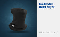 Winter Merino Wool Neck Warmer, Windproof Face Cover, Thermal Scarf for Men & Women, Cycling, Skiing, Outdoor Activities