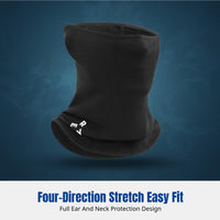 Winter Merino Wool Neck Warmer, Windproof Face Cover, Thermal Scarf for Men & Women, Cycling, Skiing, Outdoor Activities