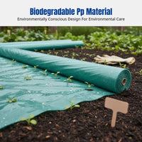 Nonwoven Slope Protection Mat, Biodegradable Grass Mulch, Breathable Insulation for Landscaping