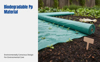 Nonwoven Slope Protection Mat, Biodegradable Grass Mulch, Breathable Insulation for Landscaping
