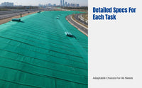 Nonwoven Slope Protection Mat, Biodegradable Grass Mulch, Breathable Insulation for Landscaping