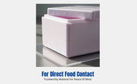 Insulated EPP Foam Box, Food Grade Cold Chain Container, Dense, Secure Lid, Reusable, For Seafood & Chilled Food Transport