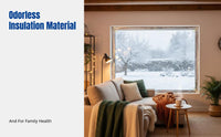 Double-Sided Aluminum Insulation Film for Sunroom Ceilings and Glass Panes, Sun Protection, Indoor Thermal Foam
