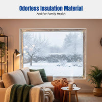 Double-Sided Aluminum Insulation Film for Sunroom Ceilings and Glass Panes, Sun Protection, Indoor Thermal Foam
