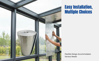 Double-Sided Aluminum Insulation Film for Sunroom Ceilings and Glass Panes, Sun Protection, Indoor Thermal Foam