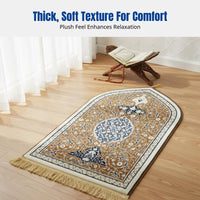 Ethnic Style Thickened Prayer Mat, Geometric Pattern, Home, Bedroom