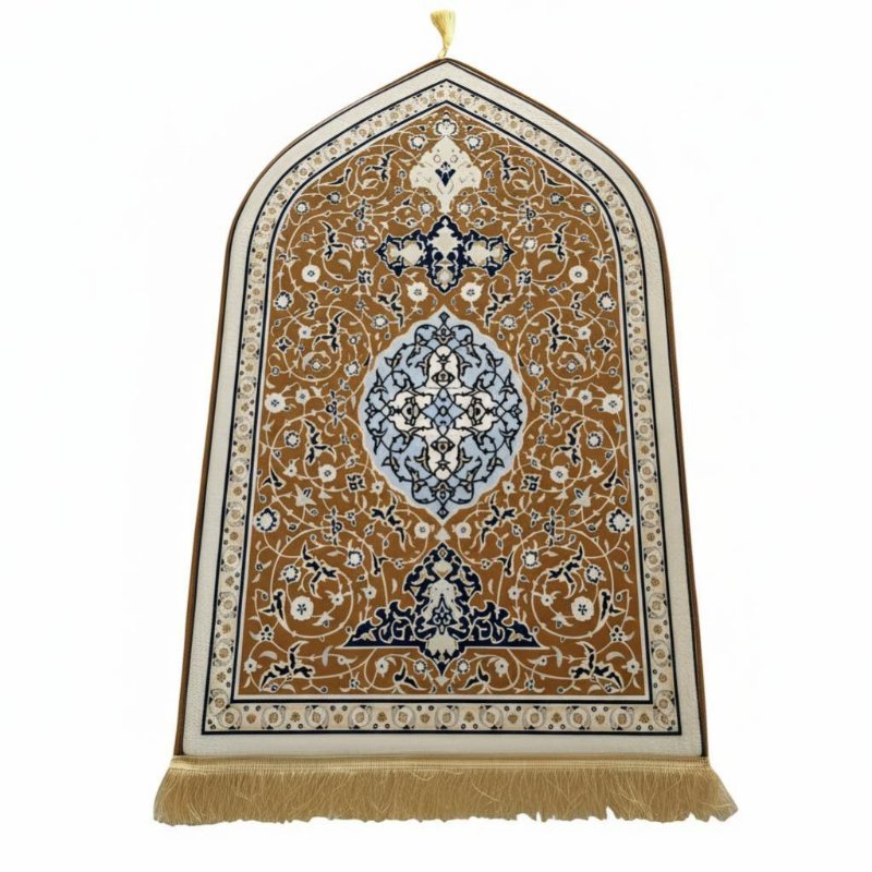 Ethnic Style Thickened Prayer Mat, Geometric Pattern, Home, Bedroom