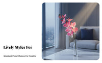 Artificial Flower Arrangement for Festive New Year, DIY Creative Floral Material, Premium PVC, Holiday Home Decor