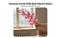 Artificial Flower Arrangement for Festive New Year, DIY Creative Floral Material, Premium PVC, Holiday Home Decor