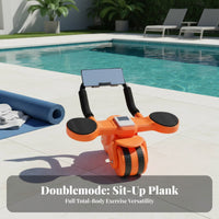 Ab Wheel, 4-Wheel Automatic Return, Smart APP, Home Fitness, Abdominal Exercise Tool