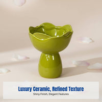 Hand-Held Flower Ceramic Vase, Creative Table Decoration, Luxury Minimalist Design, Living Room, Bedroom