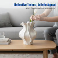 Nordic Design Ceramic Vase, Faux Flower Arrangement, Desktop Decoration, Water Cultivation, Housewarming Gift