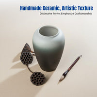 Handmade Ceramic Vase, Vintage Desktop Flower Pot, Decorative Gradient Container, Living Room, Random Color
