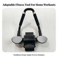 Ab wheel, Home Elbow Support, Smart Timer, doubleUse Abdominal Automatic return, Comfortable Handle