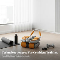 Ab Wheel, Four-Wheel Automatic Recoil, Smart Counting, Ergonomic, Multi-Mode Fitness, Men's
