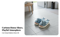 Cute house shoes, Cartoon Plush Indoor House Shoes, Warm Thick Sole, Non-Slip, Autumn Winter, Unisex
