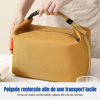 Thick Foil Insulated Bag, Oxford Lunch Tote, Large Capacity, Work, Students