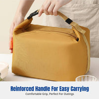 Thick Foil Insulated Bag, Oxford Lunch Tote, Large Capacity, Work, Students