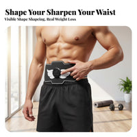 Home EMS Fitness Belt, Smart Abdominal Muscle Stimulator for Men & Women
