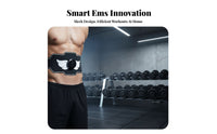 Home EMS Fitness Belt, Smart Abdominal Muscle Stimulator for Men & Women