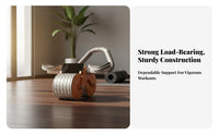 Ab Roller, 4-Wheel, Elbow Support, Automatic Rebound, Home Gym, Sturdy, Easy to Use