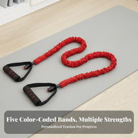 Multifunctional TPE Elastic Band, Pull Rope Set, Men's Workout Gear