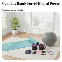 Fitness Resistance Band Set, Leg Training Ankle Strap, Stretching Pull Rope, Glute & Thigh Exercise Accessory