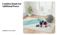 Fitness Resistance Band Set, Leg Training Ankle Strap, Stretching Pull Rope, Glute & Thigh Exercise Accessory