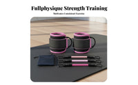 Fitness Resistance Band Set, Leg Training Ankle Strap, Stretching Pull Rope, Glute & Thigh Exercise Accessory