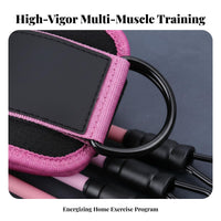 Fitness Resistance Band Set, Leg Training Ankle Strap, Stretching Pull Rope, Glute & Thigh Exercise Accessory